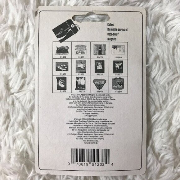 Set of 2 Vintage Thermometer & Lunch Coca-Cola Magnets - Picture 7 of 8